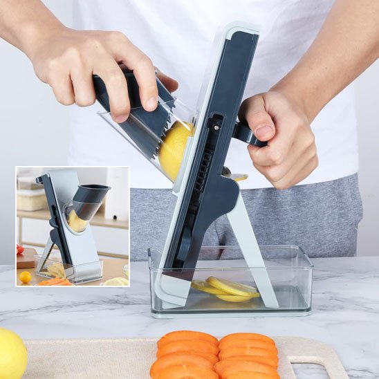 chaque partie de la trancheuse a mandoline cuisine est detachable