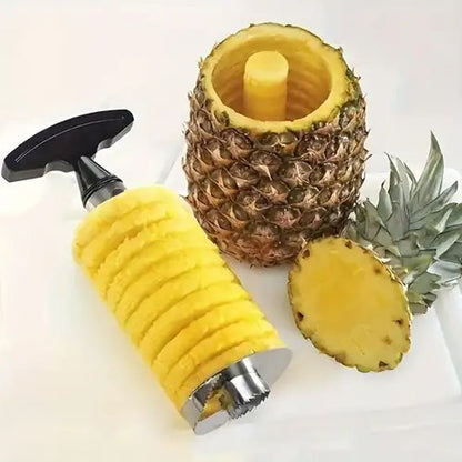 coupe ananas en acier inoxydable une piece