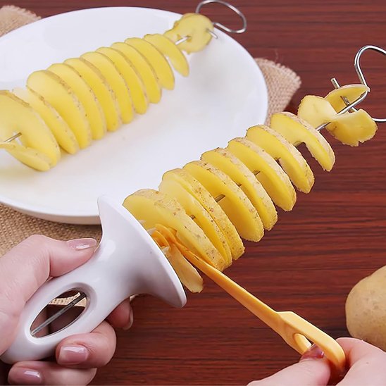 coupe legume accessoires de cuisine en spirale