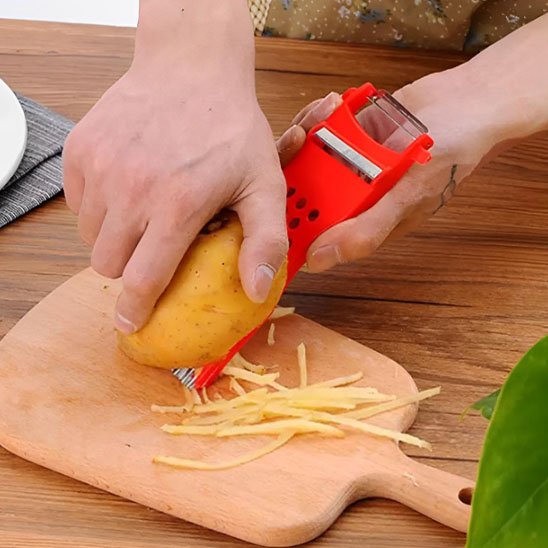 coupe legume eplucheur en acier inoxydable