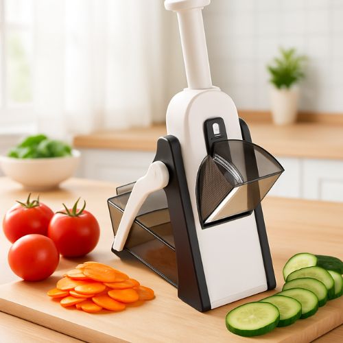 cuisine mandoline avec conteneur