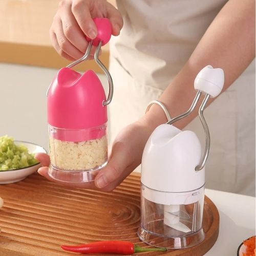 hachoir a herbes en acier inoxydable