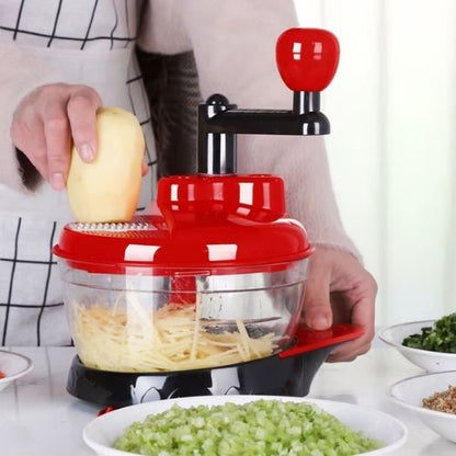 hachoir a legumes manuel ergonomique avec poignee