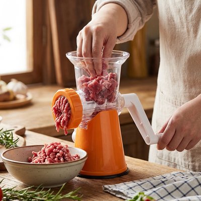 hachoir a viande manuel assurant la durabilite et la stabilite