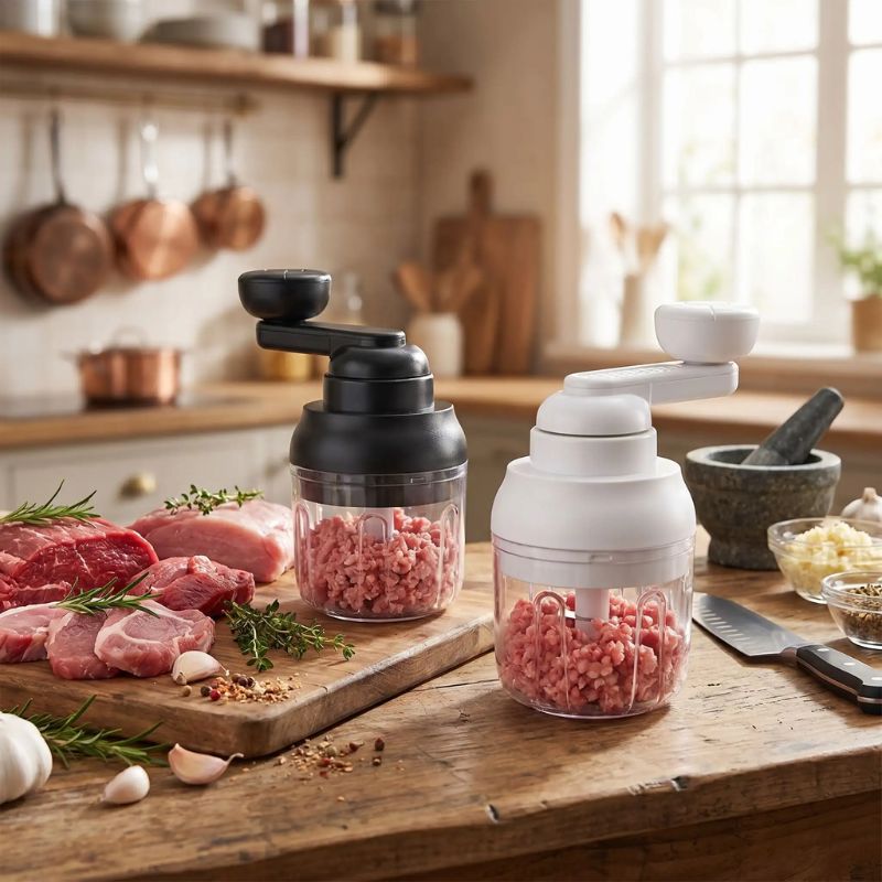 hachoir a viande professionnel couteau rotatif a trois feuilles