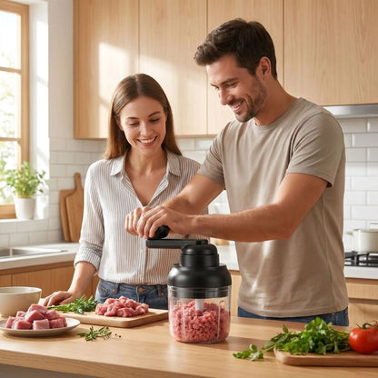 hachoir a viande professionnel avec manivelle