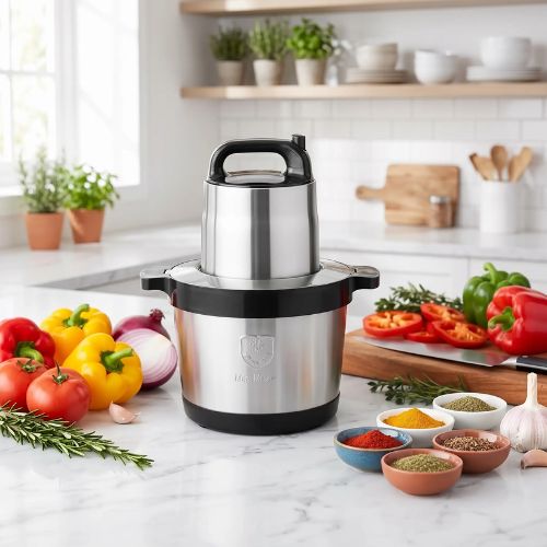 hachoir electrique pour couper et mixer divers aliments sans effort 