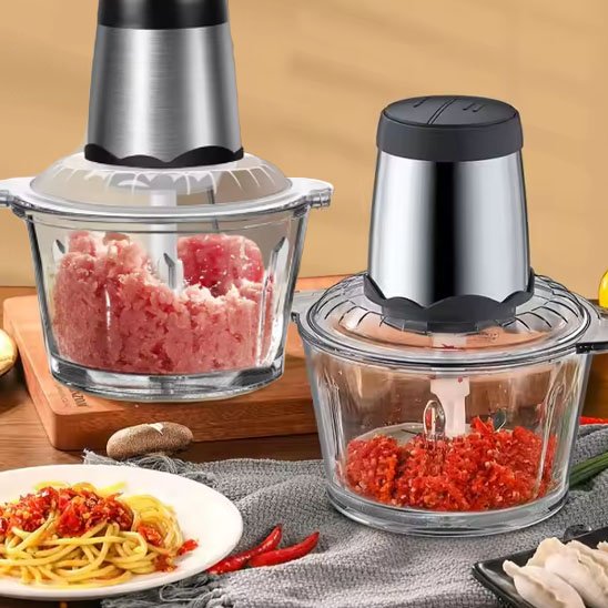 hachoir electrique tres grande capacite de deux litres