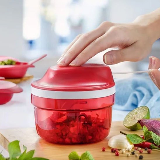 hachoir manuel performance avec systeme a traction