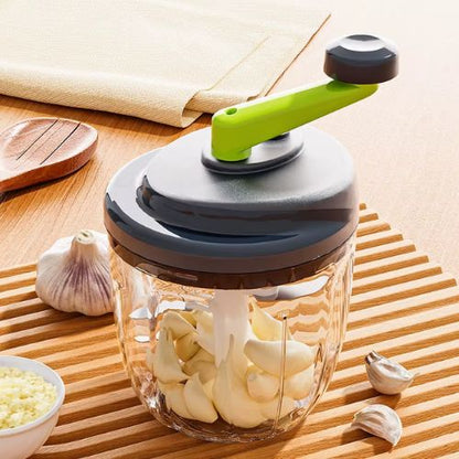 hachoir manuel pour preparation de salade et sauces