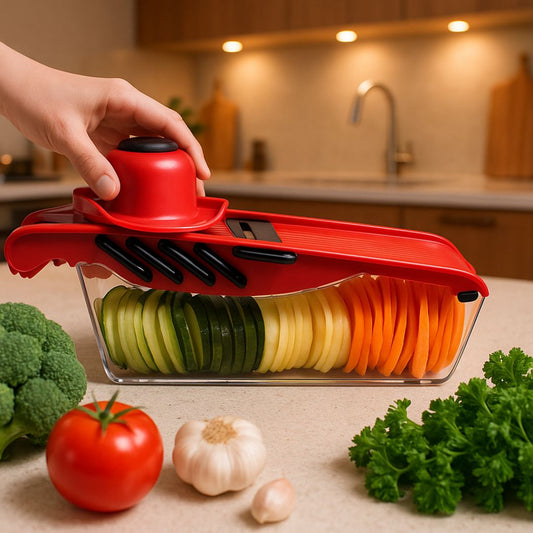 mandoline cuisine avec poignee de protection