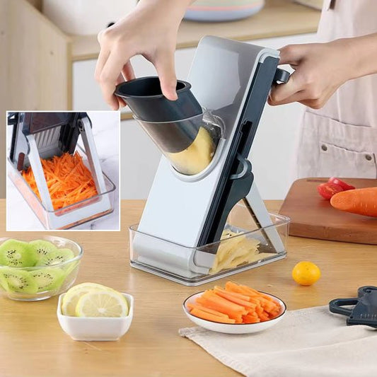 mandoline cuisine professionnelle qui contient trois lames