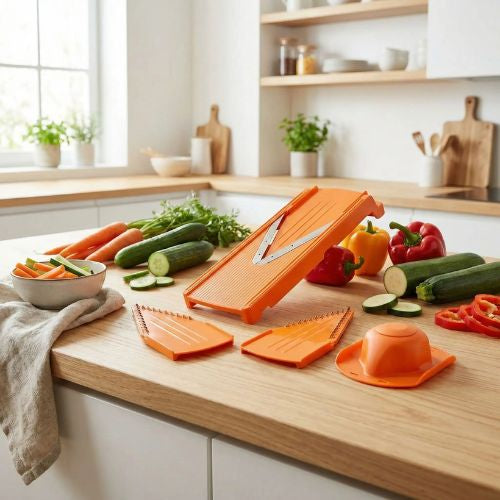 mandoline pour cuisine la lame en forme de v convient pour fruits et legumes