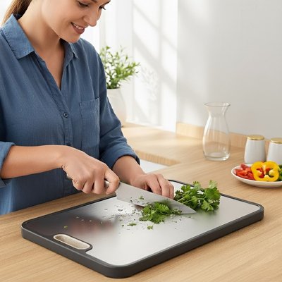 Planche a decouper materiau de qualite pour  la cuisine