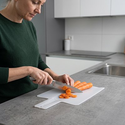 Planche a decouper respecte et garantie une utilisation sure pour les aliments