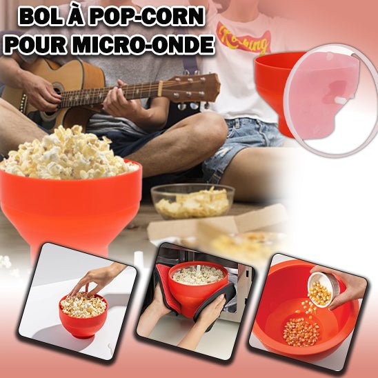 LE POPCORN BOWL™| POUR UN POP - CORN MAISON - Danslacuisinedemaman